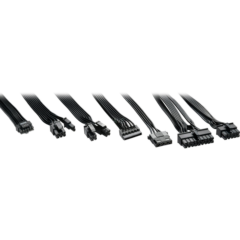 Load image into Gallery viewer, Sharkoon rebel p20 modulaire 1000 watt voeding (zwart, 1x 12vhpwr, 4x pcie)
