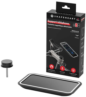 Shapeheart magnetic smartphone fork stem mount for bike