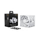 Be quiet! pure wings 3 reverse case fans (wit, 3 stuks, 120 x 120 x 25 mm, pwm)
