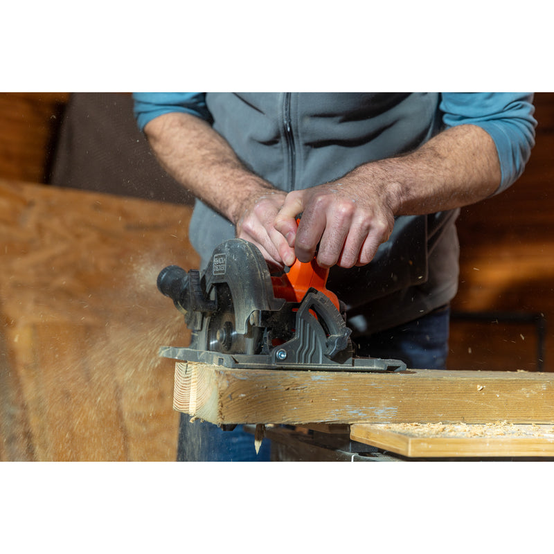 Load image into Gallery viewer, Black+decker 18v brushless cirkelzaag 165mm handcirkelzaag (zwart oranje, accu en oplader niet inbegrepen)
