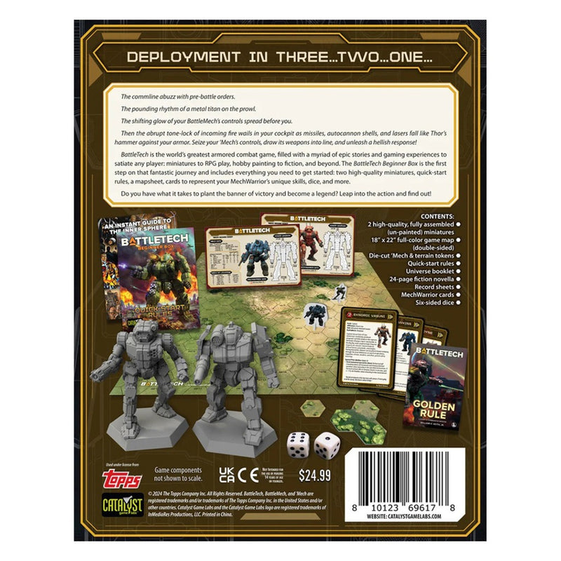 Load image into Gallery viewer, European player network battletech: beginner box (40th anniversary) bordspel (engels, 1 - 2 spelers, 120 minuten, vanaf 12 jaar)
