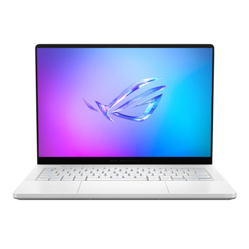Afbeelding laden in galerijviewer, Asus rog zephyrus g14 ga403up-qs001w 14 copilot+ gaming laptop (wit | ryzen 9 270 | rtx 5070 | 32 gb | 1 tb ssd | oled)
