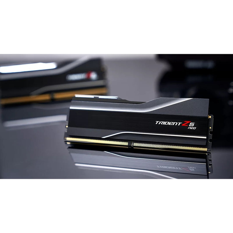Load image into Gallery viewer, G.skill 64 gb ddr5-6000 (2x 32 gb) kit werkgeheugen (zwart, f5-6000j3238g32gx2-tz5n, trident z5 neo, expo)
