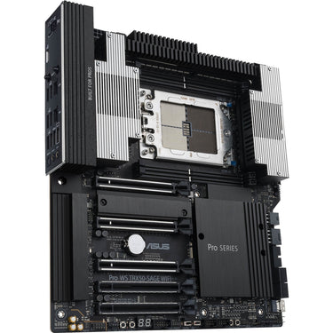 Asus pro ws trx50-sage wifi socket str5 moederbord (zwart grijs, raid, 10gb-lan, 2.5gb-lan, wi-fi 7, bt, sound, ceb)