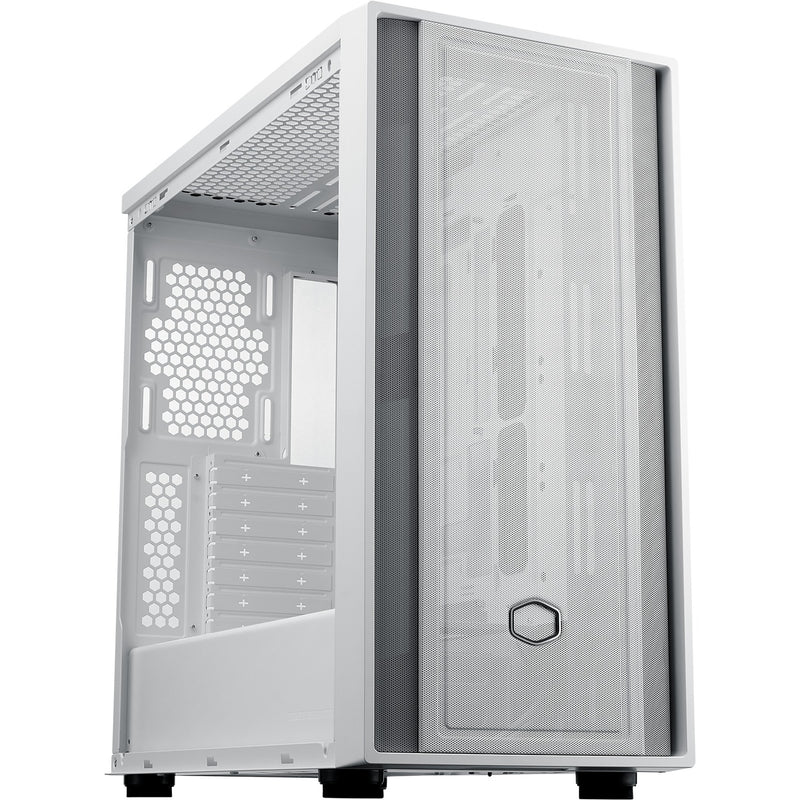 Load image into Gallery viewer, Cooler master masterbox 600 lite midi tower behuizing (wit | 2x usb-a | 1x usb-c | rgb | tempered glass)
