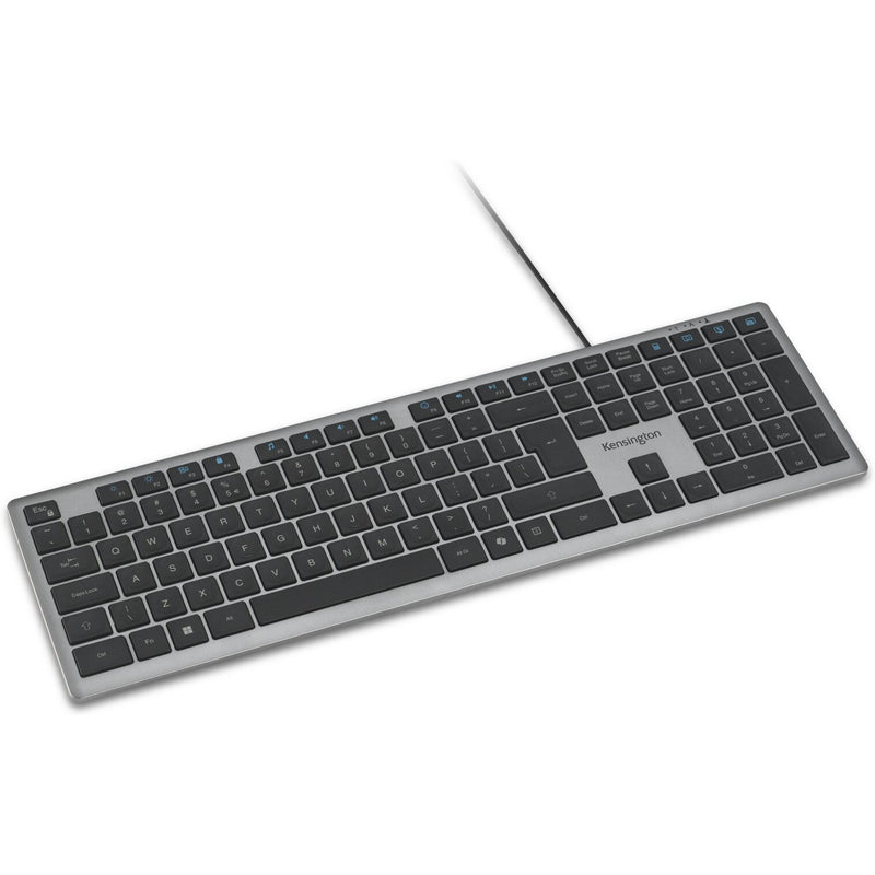 Afbeelding laden in galerijviewer, Kensington kb515 eq usb-c usb-a wired keyboard (grijs, us-international lay-out (qwerty), scissor switches, 100%)
