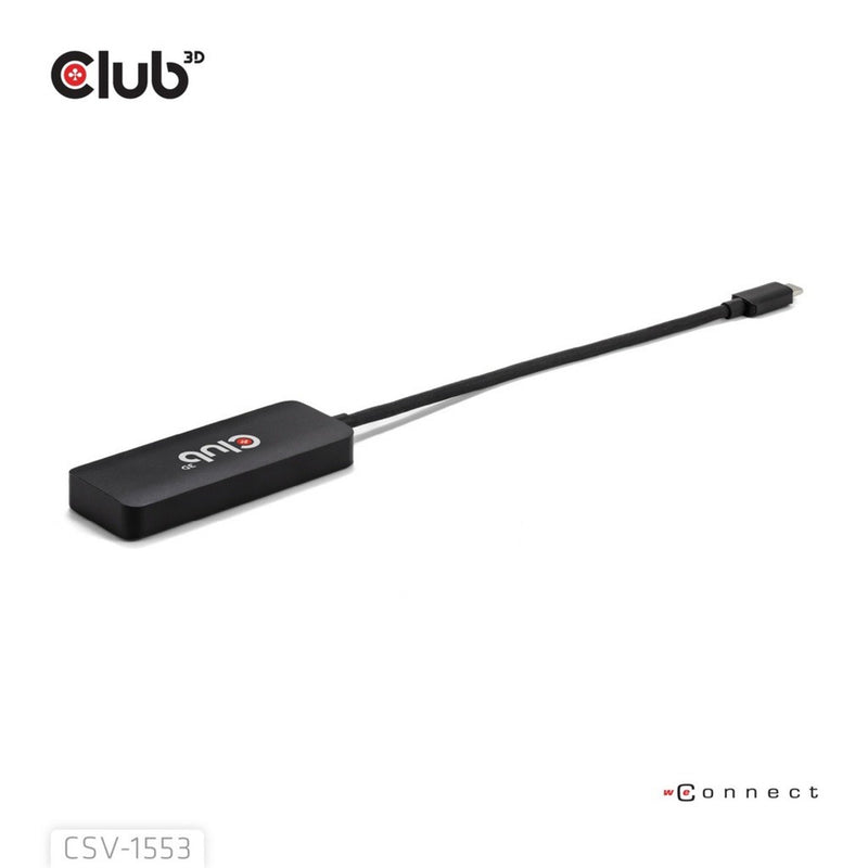 Chargez l'image dans la visionneuse de la galerie, Club 3d usb-c naar 3x displayport hub (zwart)
