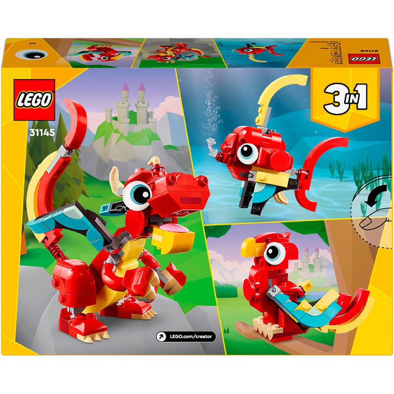 Load image into Gallery viewer, Lego creator 31145 rode draak
