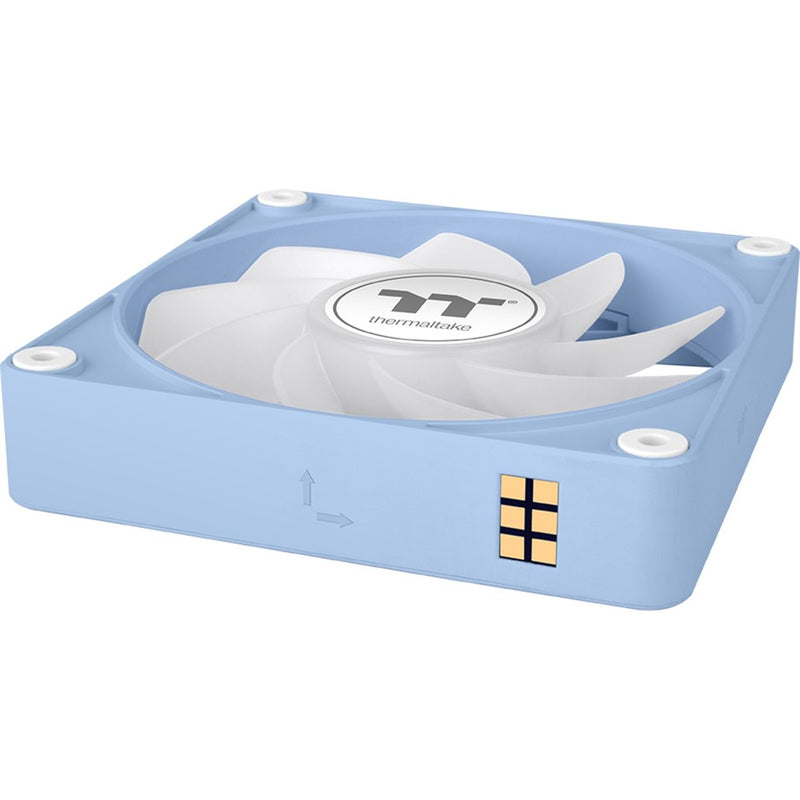 Load image into Gallery viewer, Thermaltake ct120 ex reverse argb sync pc cooling fan hydrangea blue (3-fan pack) case fans (lichtblauw, 3 stuks, 120 x 120 x 25 mm, pwm)
