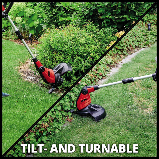 Einhell grastrimmer gc-et 4530 kit (rood zwart)