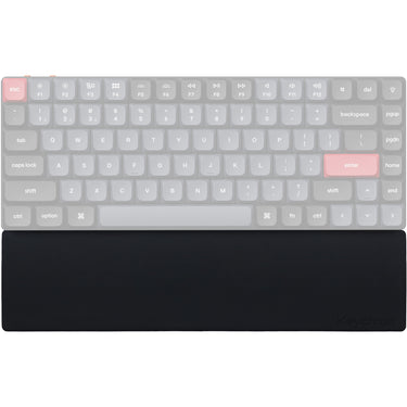 Keychron silicone palm rest voor k3 k3 pro k3 max k7 k7 pro polssteun (zwart, low profile)