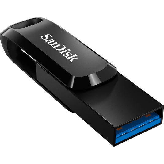 Sandisk ultra dual drive go 64 gb usb-stick (zwart, usb-a 3.2 (5 gbit s), usb-c 3.2 (5 gbit s))