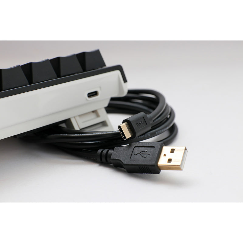 Load image into Gallery viewer, Ducky one 2 pro mini classic rgb mechanisch gaming toetsenbord (zwart, us lay-out (qwerty), cherry mx speed silver, 60%, rgb led, double-shot pbt, quack mechanics)

