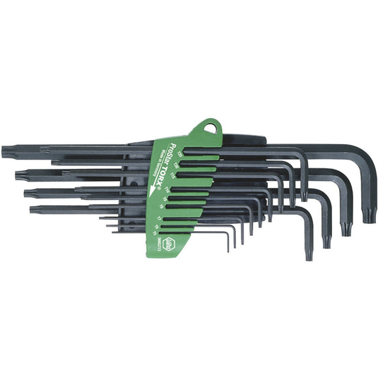Wiha stiftsleutelset | in prostar houder | torx® | 14-delig | chemisch gezwart | in blister - 24852 - 24852