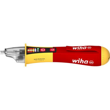 Wiha spanningszoeker volt detector, eenpolig 12 – 1.000 v ac detectieapparaten (rood geel, incl. 2x aaa batterijen)