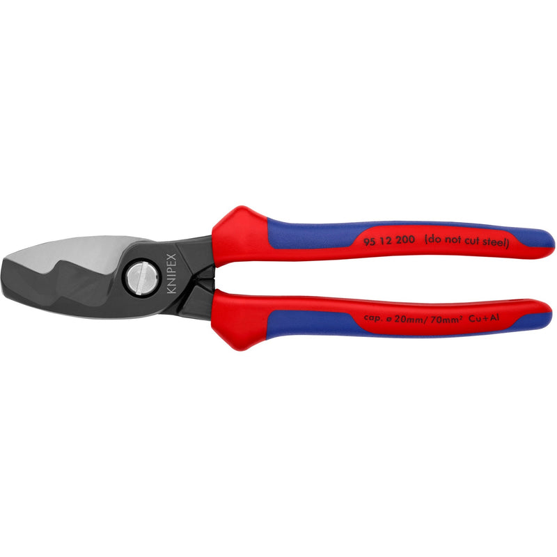Load image into Gallery viewer, Knipex kabelschaar met dubbele snijkanten 9512200 kniptang (rood blauw)

