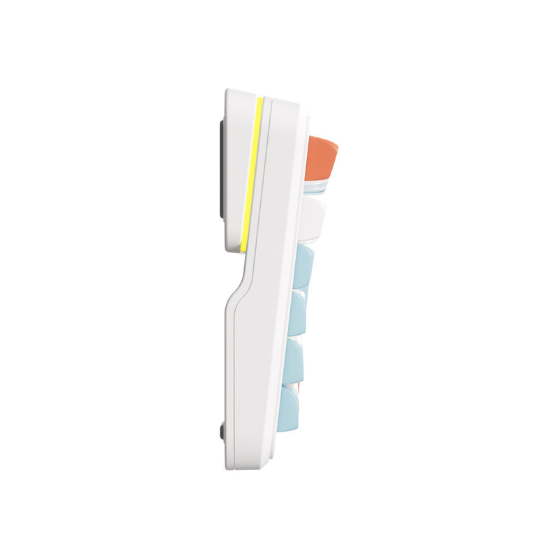 Chargez l'image dans la visionneuse de la galerie, Mchose k99 horizon orange hyacinth wireless gasket mount mechanical rgb toetsenbord (wit, us lay-out (qwerty), ktt hyacinth, rgb, hot swap, double-shot pbt, draadloos | bluetooth | usb-c)
