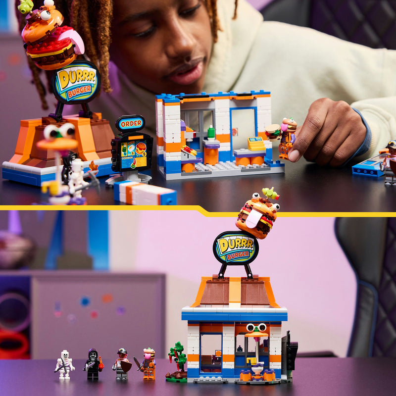 Load image into Gallery viewer, Lego fortnite - durrr burger restaurant constructiespeelgoed (77076)
