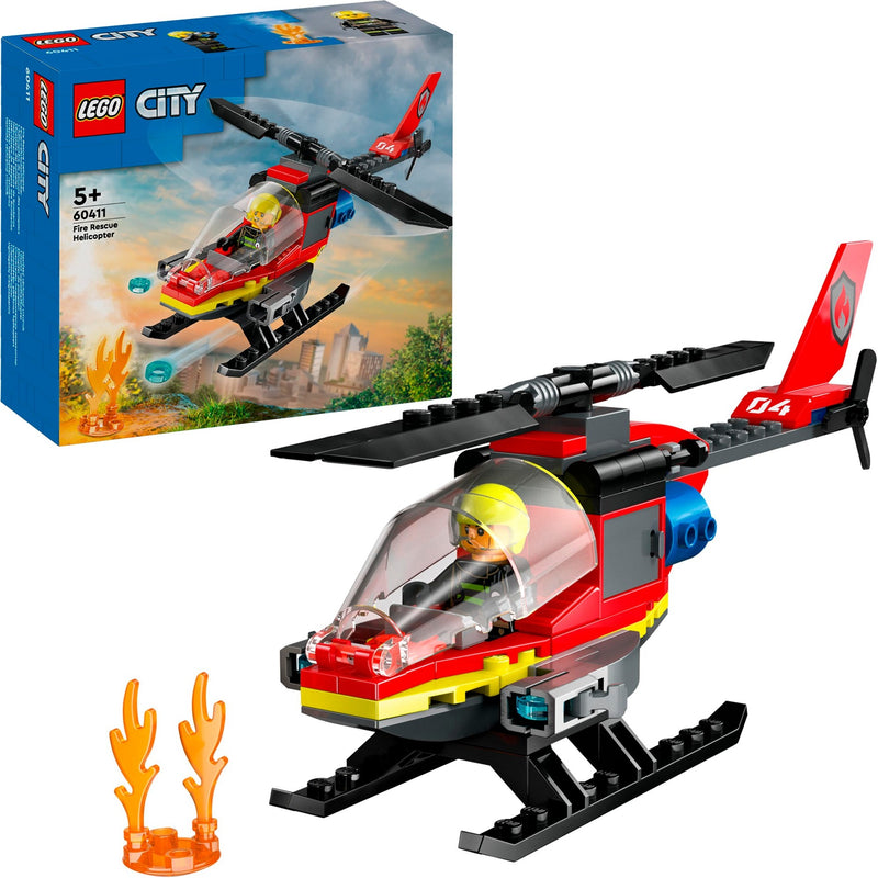 Load image into Gallery viewer, Lego city 60411 brandweerhelikopter
