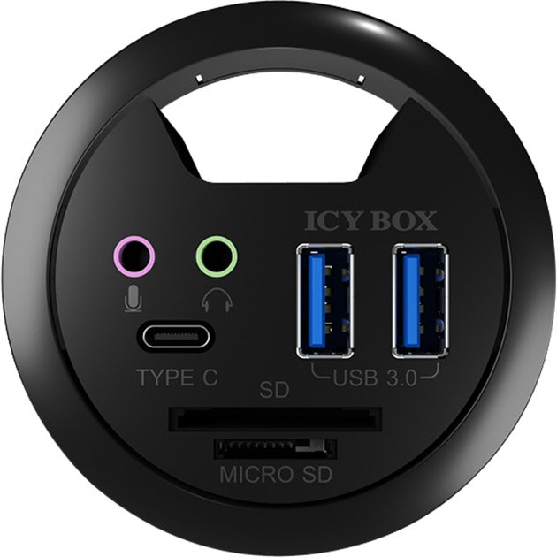 Load image into Gallery viewer, Icy box ib-hub1404a usb-hub (zwart)
