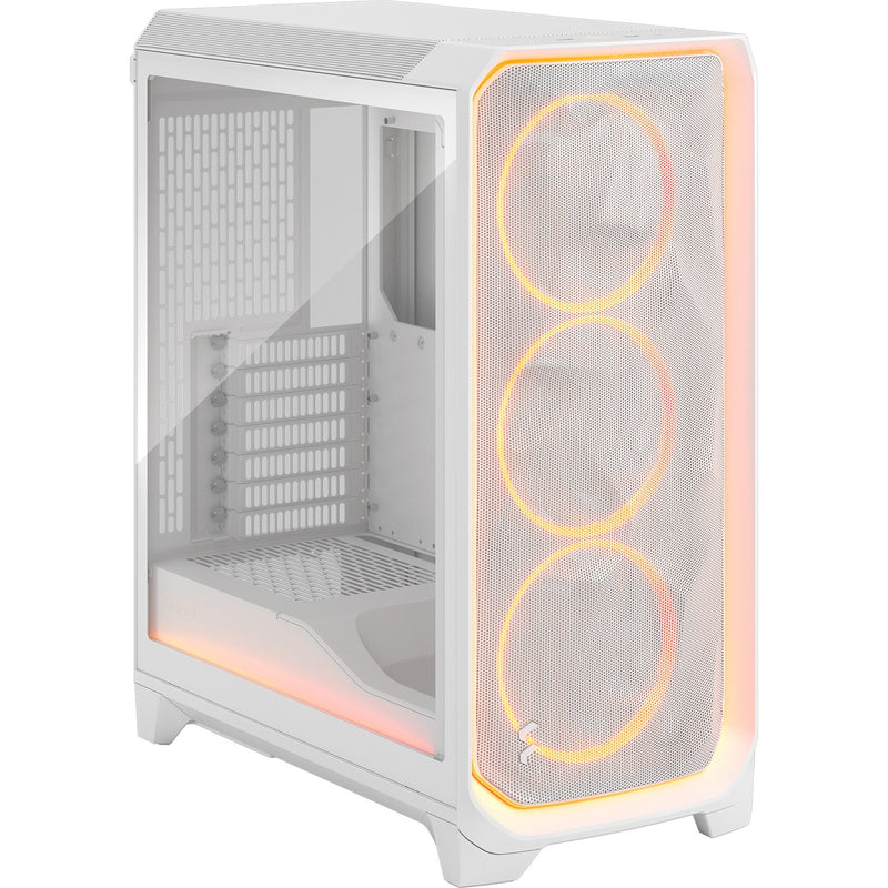 Cargue la imagen en el visor de la galería, Fractal design meshify 3 ambience pro rgb midi tower behuizing (wit | 2x usb-a | 1x usb-c | rgb | tempered glass)
