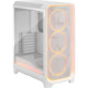 Fractal design meshify 3 ambience pro rgb midi tower behuizing (wit | 2x usb-a | 1x usb-c | rgb | tempered glass)