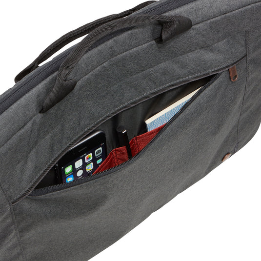 Case logic era 15.6 laptop attaché eraa-116-obsidian laptoptas (donkergrijs)