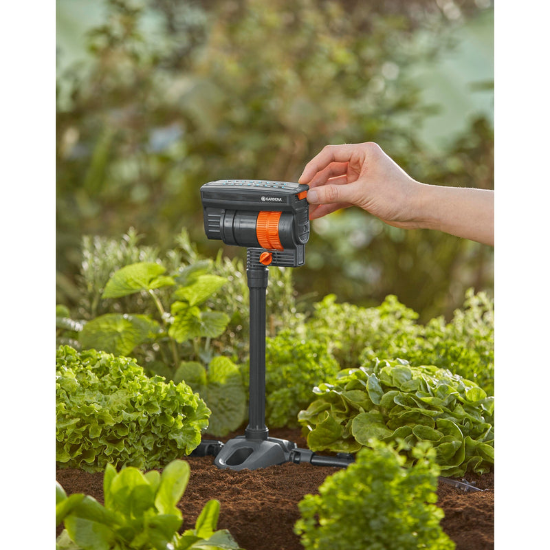 Load image into Gallery viewer, Gardena micro-drip-system zwenksproeier os 90 sproeier (donkergrijs oranje)
