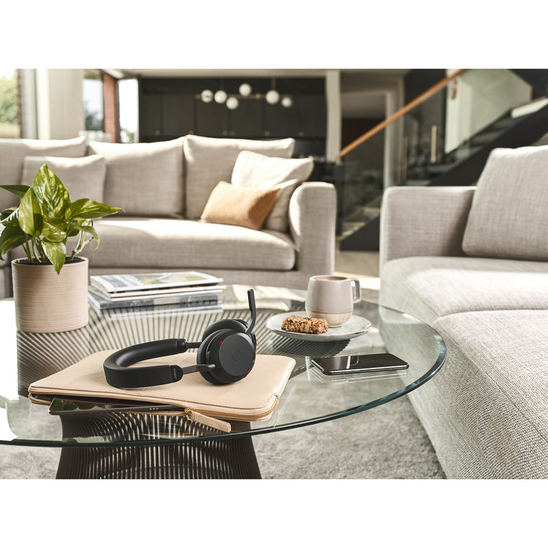 Load image into Gallery viewer, Jabra evolve2 75 on-ear headset (zwart, link380c, microsoft teams)
