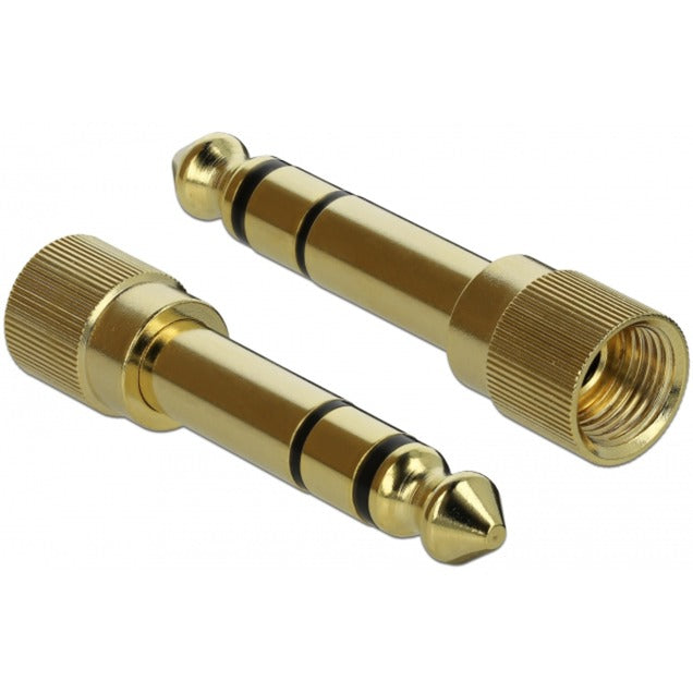 Load image into Gallery viewer, Delock stereokabel 3,5 mm 3 pin-stekker > 3,5 mm 3 pin-stekker (zwart, 0,5 meter)
