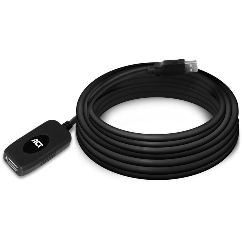 Load image into Gallery viewer, Act connectivity usb 2.0 signaalversterker, 5 meter verlengkabel (zwart)

