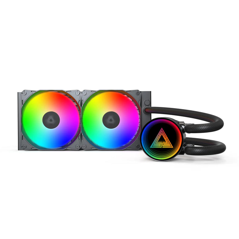 Load image into Gallery viewer, Montech lightflow argb 240 waterkoeling (zwart)
