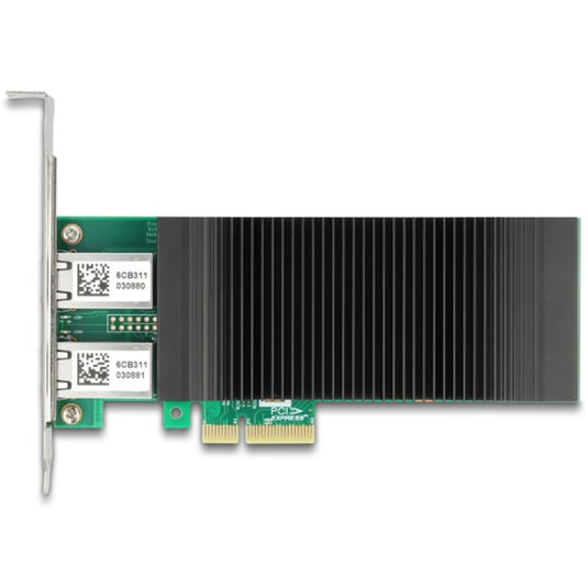 Delock pci express x4 card to 2 x rj45 gigabit lan poe+ i350 netwerkadapter