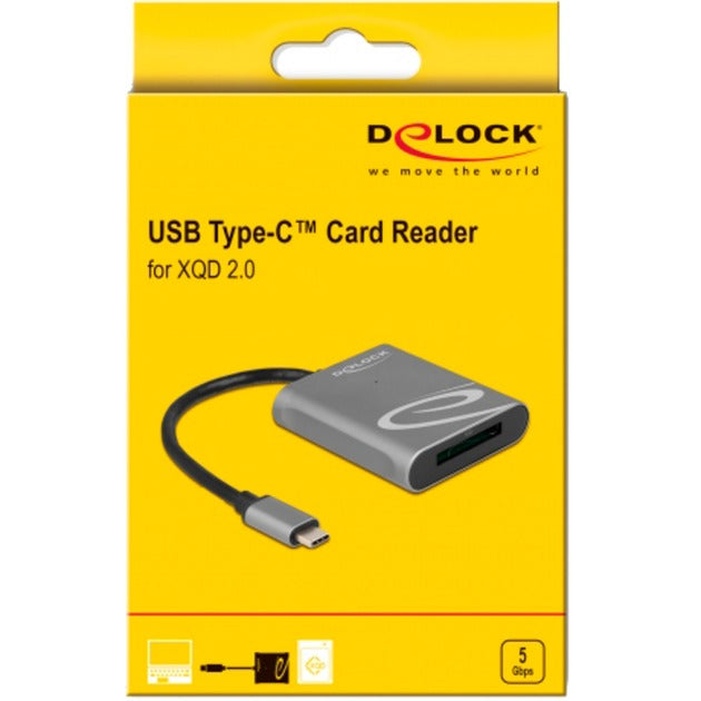 Afbeelding laden in galerijviewer, Delock usb-c card reader voor xqd 2.0 kaartlezer (grijs)
