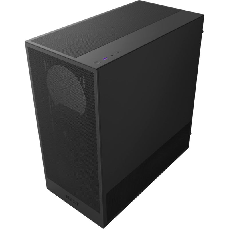 Load image into Gallery viewer, Nzxt h5 flow v2 midi tower behuizing (zwart | 1x usb-a | 1x usb-c | tempered glass)
