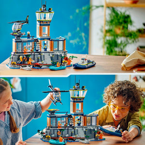 Lego city politiegevangeniseiland politie speelgoed met voertuigen en dieren figuren 60419