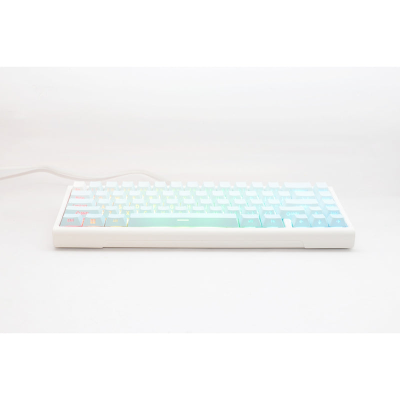 Load image into Gallery viewer, Ducky projectd tinker 65 - pom edition met qmk via, toetsenbord (lichtblauw wit, us lay-out, kailh box cream pro, rgb led, double-shot pbt, hot-swappable pom, gasket mount, 65%)
