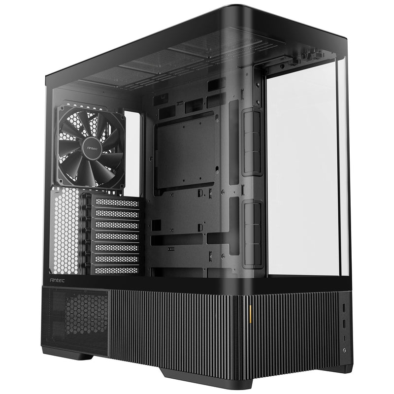 Afbeelding laden in galerijviewer, Antec c6 curve air midi tower behuizing (zwart | 2x usb-a | 1x usb-c | tempered glass)
