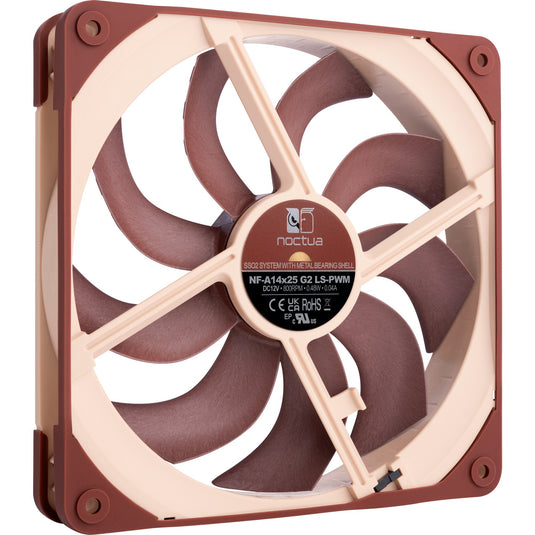 Noctua nf-a14x25 g2 ls-pwm case fan (bruin, 140 x 140 x 25 mm)