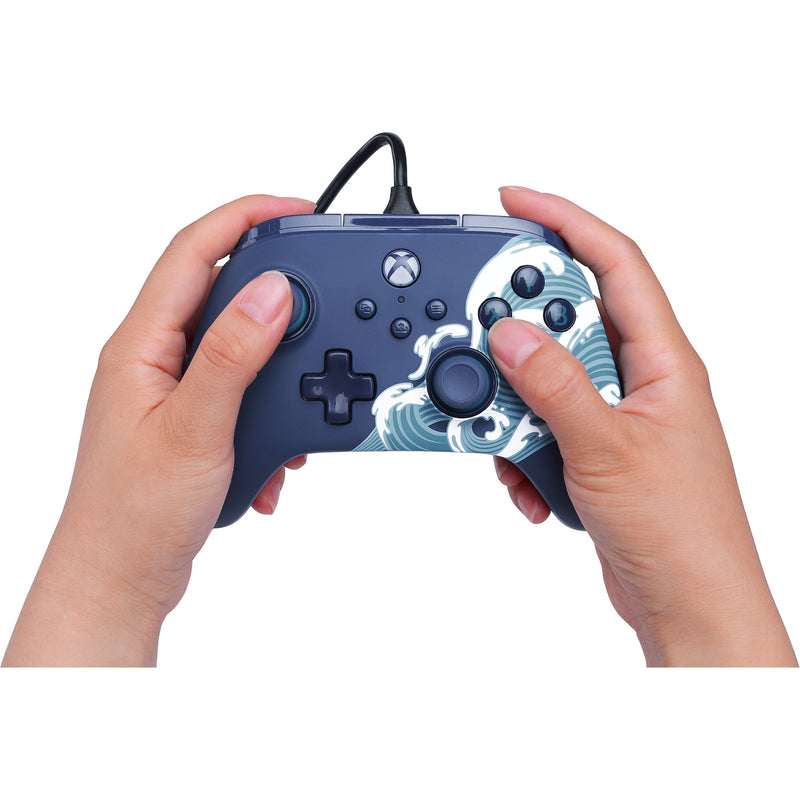 Afbeelding laden in galerijviewer, Powera advantage controller met kabel voor de xbox series x|s - watergolf (azuurblauw, xbox series x|s, xbox one, pc)
