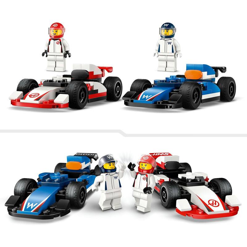 Load image into Gallery viewer, Lego city 60464 f1 williams racing en haas f1 racewagens

