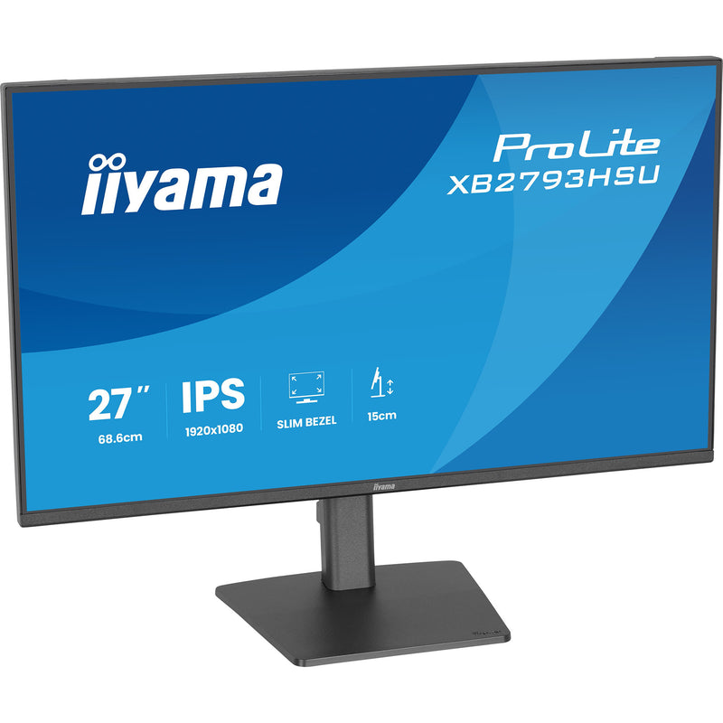 Load image into Gallery viewer, Iiyama prolite xb2793hsu-b1 27 monitor (zwart (mat), 120hz, hdmi, displayport, usb, audio)
