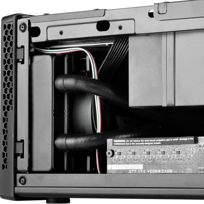 Afbeelding laden in galerijviewer, Silverstone sst-sg13b-c mini tower behuizing (zwart | 1x usb-a | 1x usb-c)
