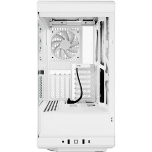 Hyte y40 midi tower behuizing (wit | 2x usb-a | 1x usb-c | tempered glass)
