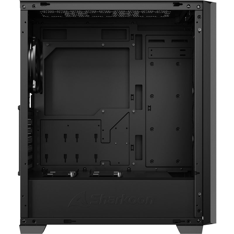 Load image into Gallery viewer, Sharkoon vs9 black midi tower behuizing (zwart | 3x usb-a)
