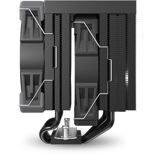 Sharkoon a60 rgb cpu-koeler (zwart, 4-pins pwm fan-connector)