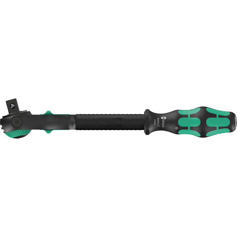Load image into Gallery viewer, Wera 8000 c black edition zyklop speed ratel met 1 2 aandrijving (zwart groen)
