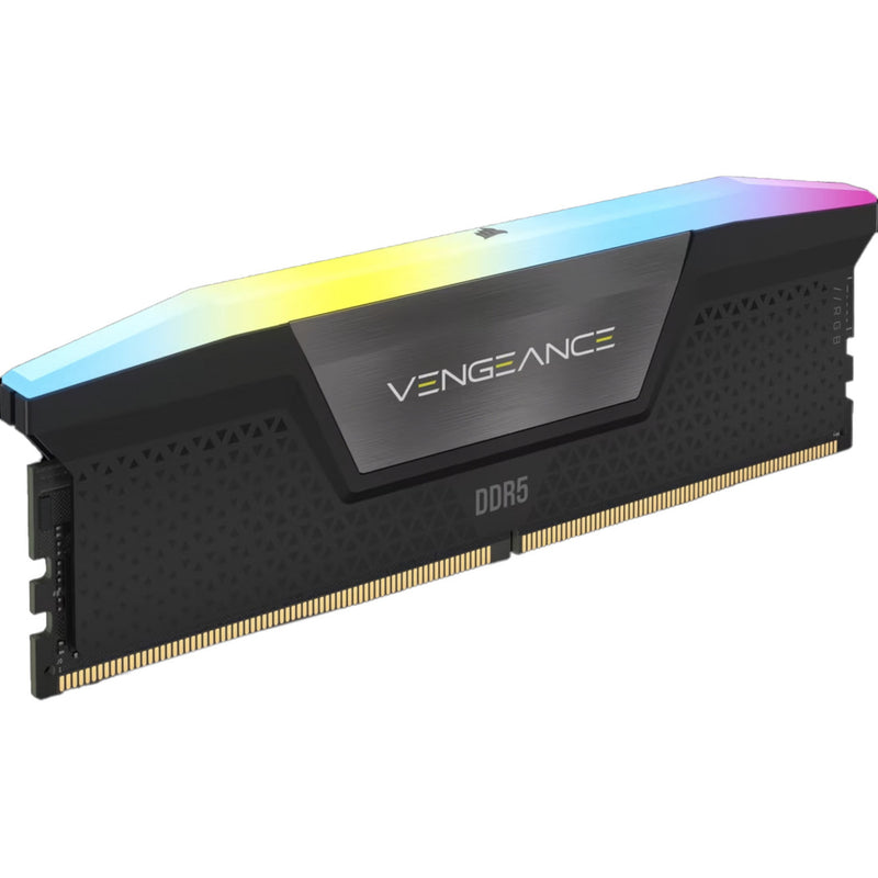 Afbeelding laden in galerijviewer, Corsair vengeance rgb 32 gb ddr5-6000 (2x 16 gb) werkgeheugen (zwart, cmh32gx5m2d6000z38, xmp, expo)
