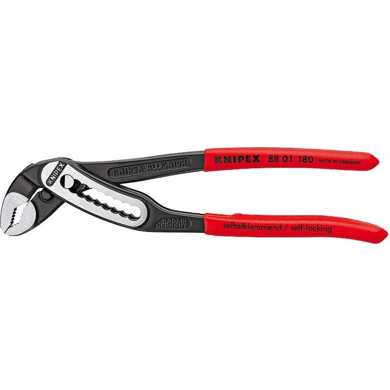 Load image into Gallery viewer, Knipex alligator waterpomptang 8801180 zweedse- waterpomp-tang (rood, 180 mm)
