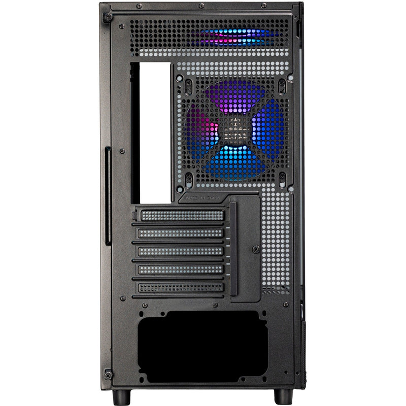 Load image into Gallery viewer, Silverstone lucid 04 mini tower behuizing (zwart | 2x usb-a | 1x usb-c | rgb | tempered glass)
